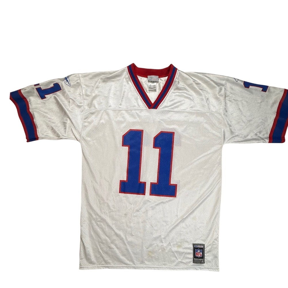 Reebok Buffalo Bills Rob Johnson 11 NFL Jersey White Mens Large P701A